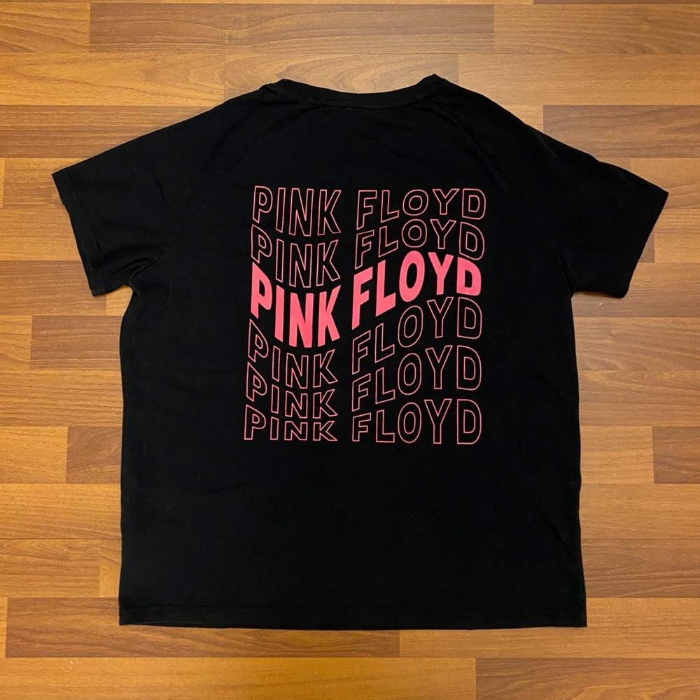 Pink Floyd Black & Pink Logo Graphic Tee